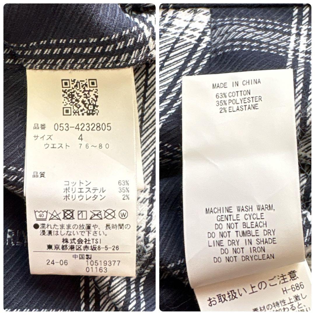 新品タグ付　 パーリーゲイツ 2024年　近年 ストレッチハーフパンツ チェック