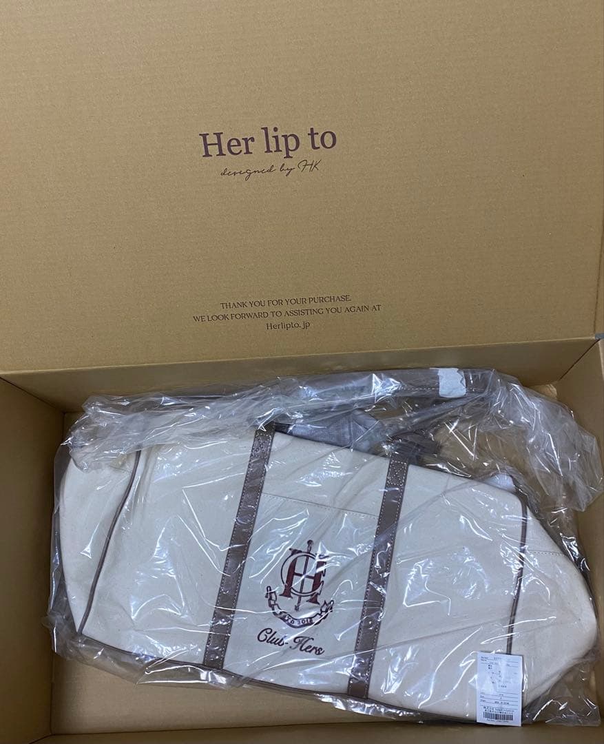 【新品未開封】Her lip to Club Hers Boston Bag