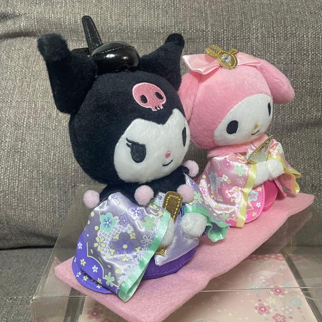 サンリオ マイメロ クロミ ひな祭りドール　レア　希少　ぬいぐるみ　雛飾り