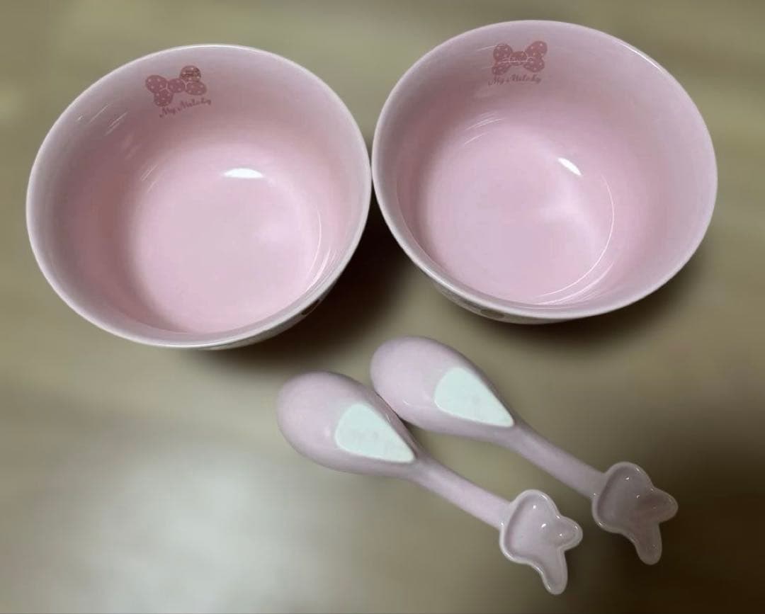 マイメロ ♡ラーメンどんぶりボウル♡レンゲセット♡激レア♡プレミア