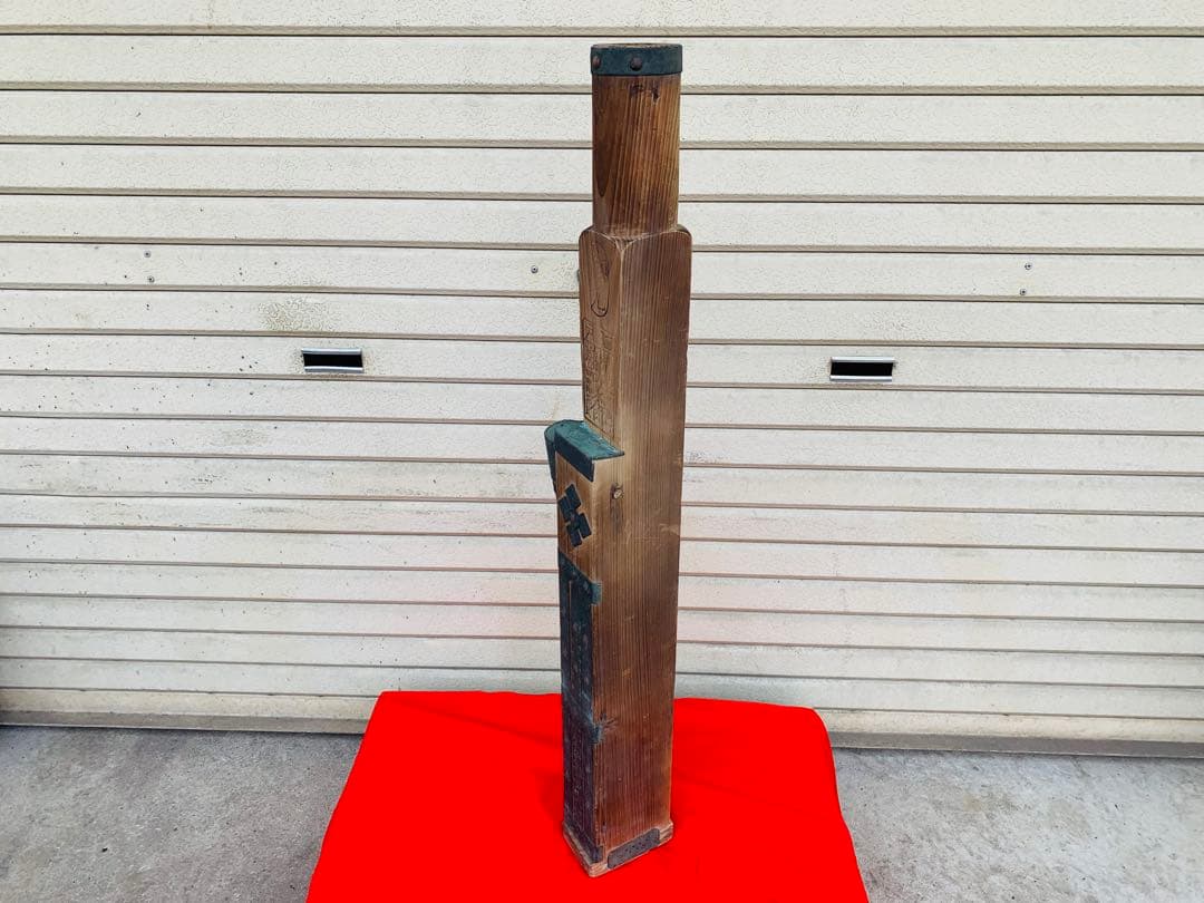 ☆希少 江戸期 龍吐水 木製 手押しポンプ 水弾器 雲龍水 時代 アンティーク☆