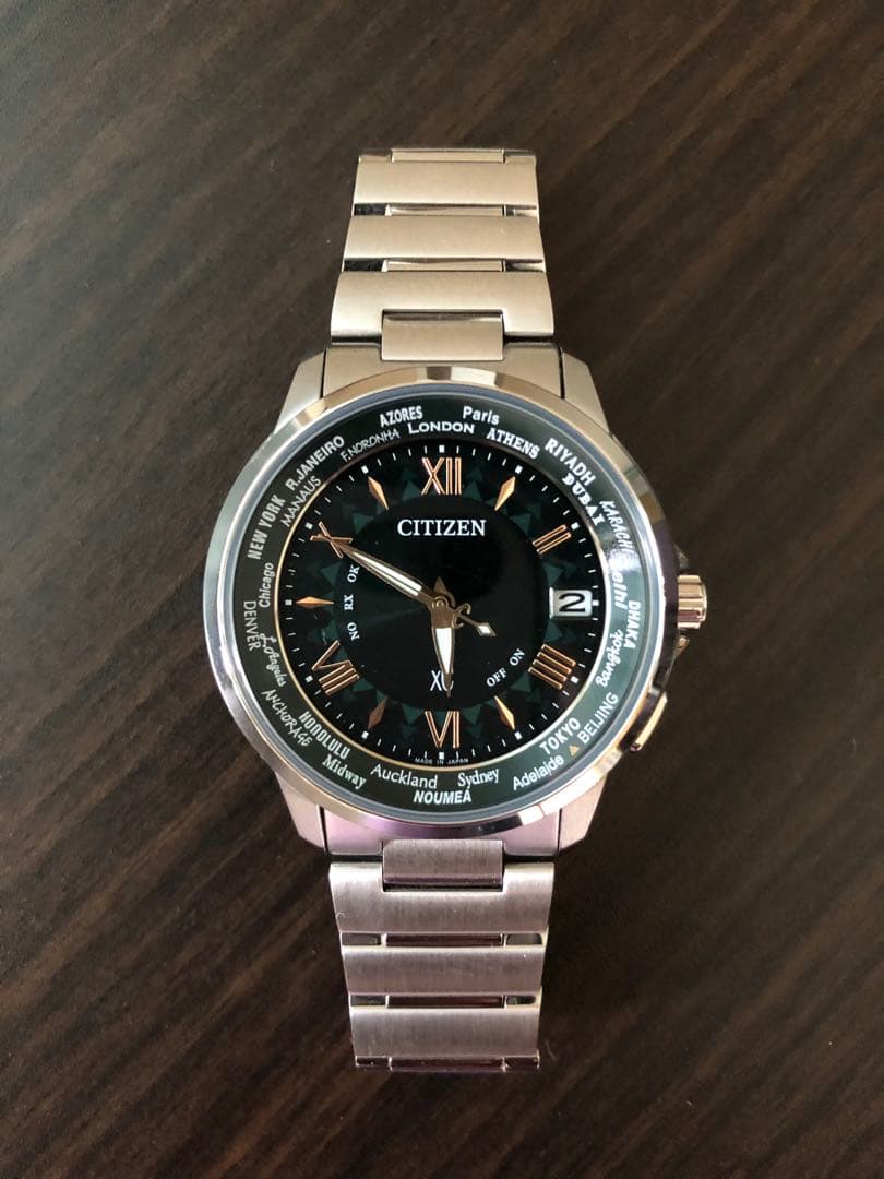 極希少 CITIZEN xC H149‐T018335 限定モデル 緑/金