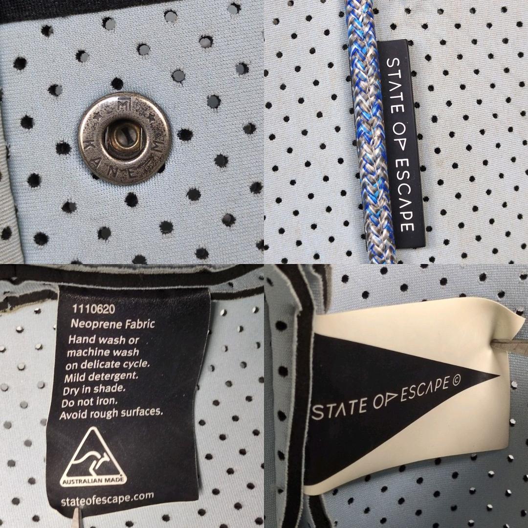 STATE OF ESCAPE トートバッグ 肩掛け A4 大容量 ポーチ