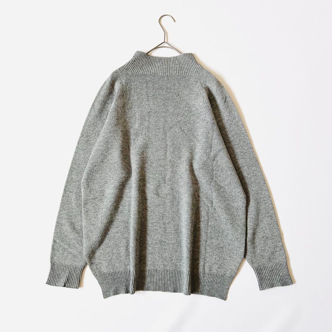 3153y美品 ペセリコ カシミヤシルクモックネックニット モニーレ付き グレー