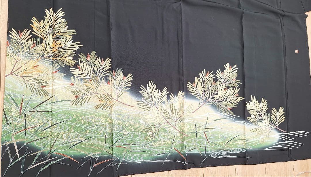 着物リメイクワンピース3680