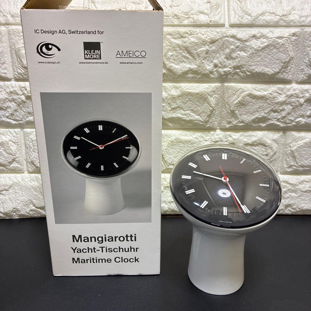 アンジェロ・マンジャロッティ 置き時計 セクティコン ドイツ