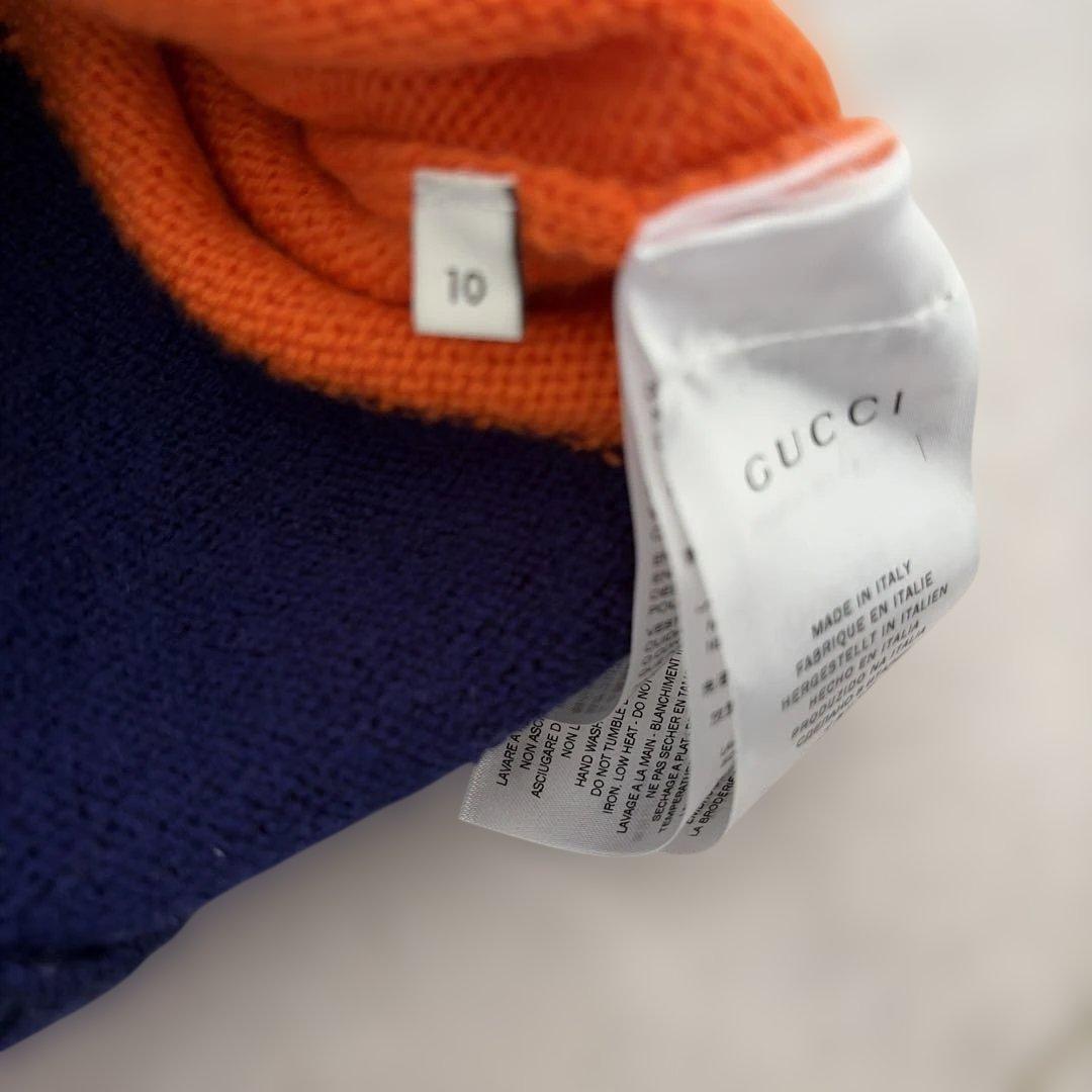 GUCCI 宇宙船刺繍 ニットセーター