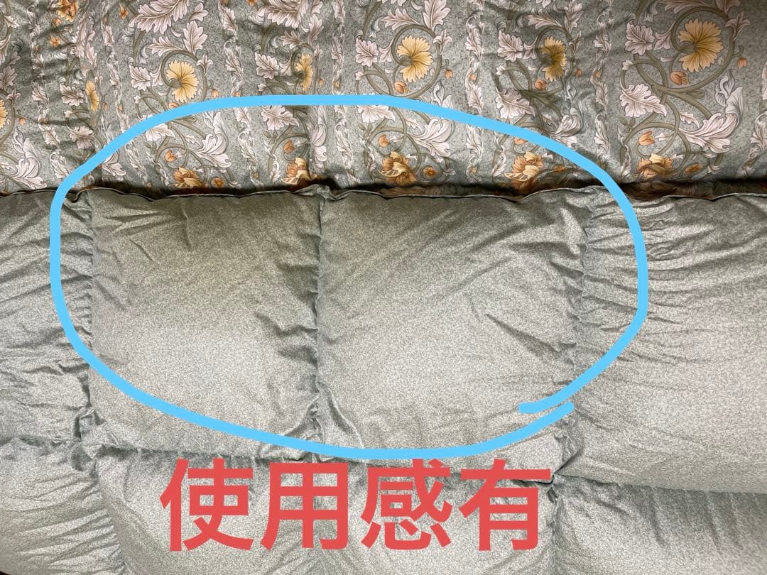 ロマンス小杉　日本製羽毛布団　ダワン90％１５０×２１０