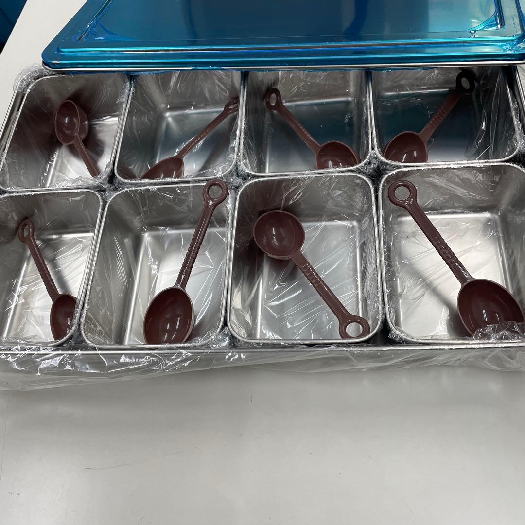 ステンレス製小分け容器8個セット