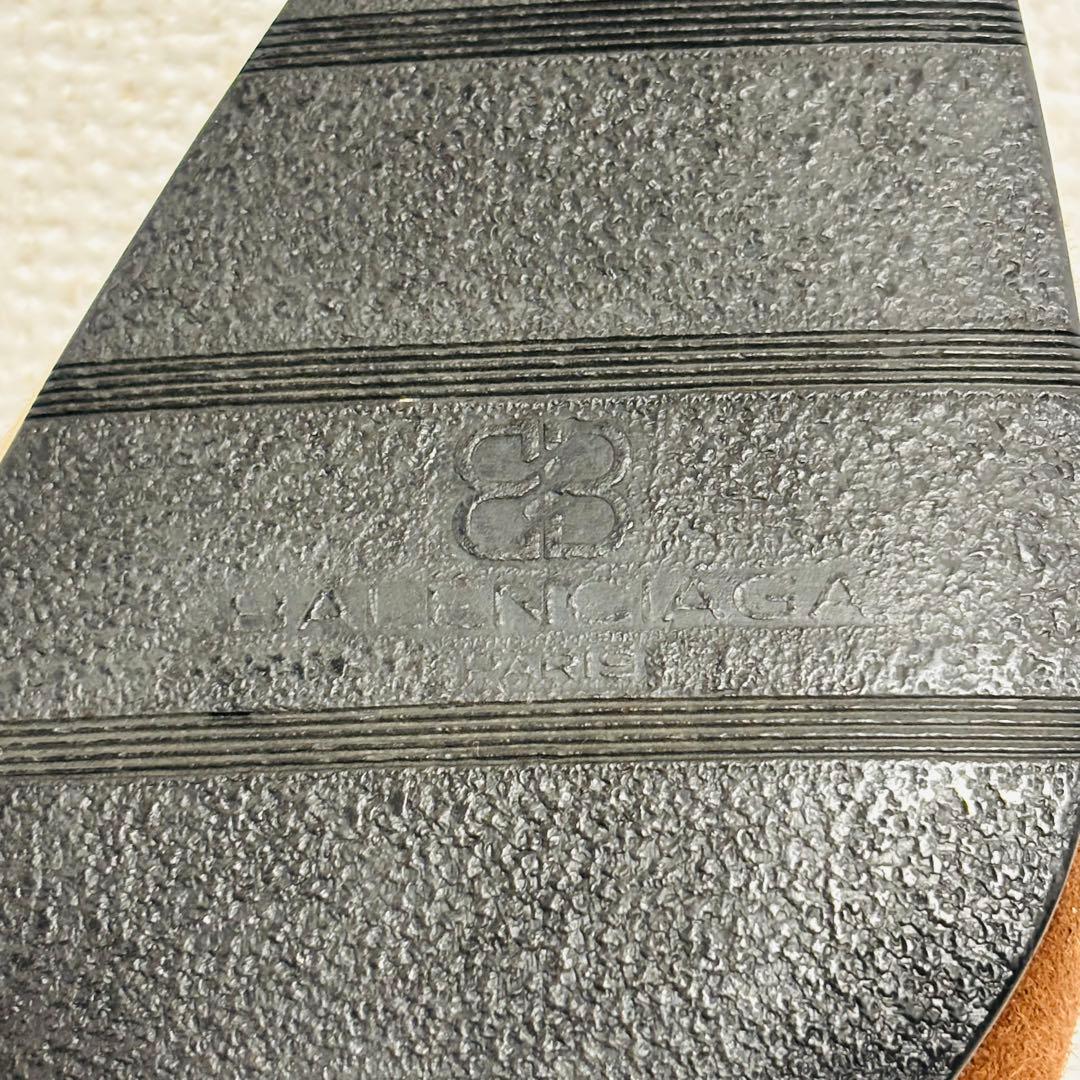 希少 ヴィンテージ バレンシアガ スエード ハイヒール パンプス BBロゴ