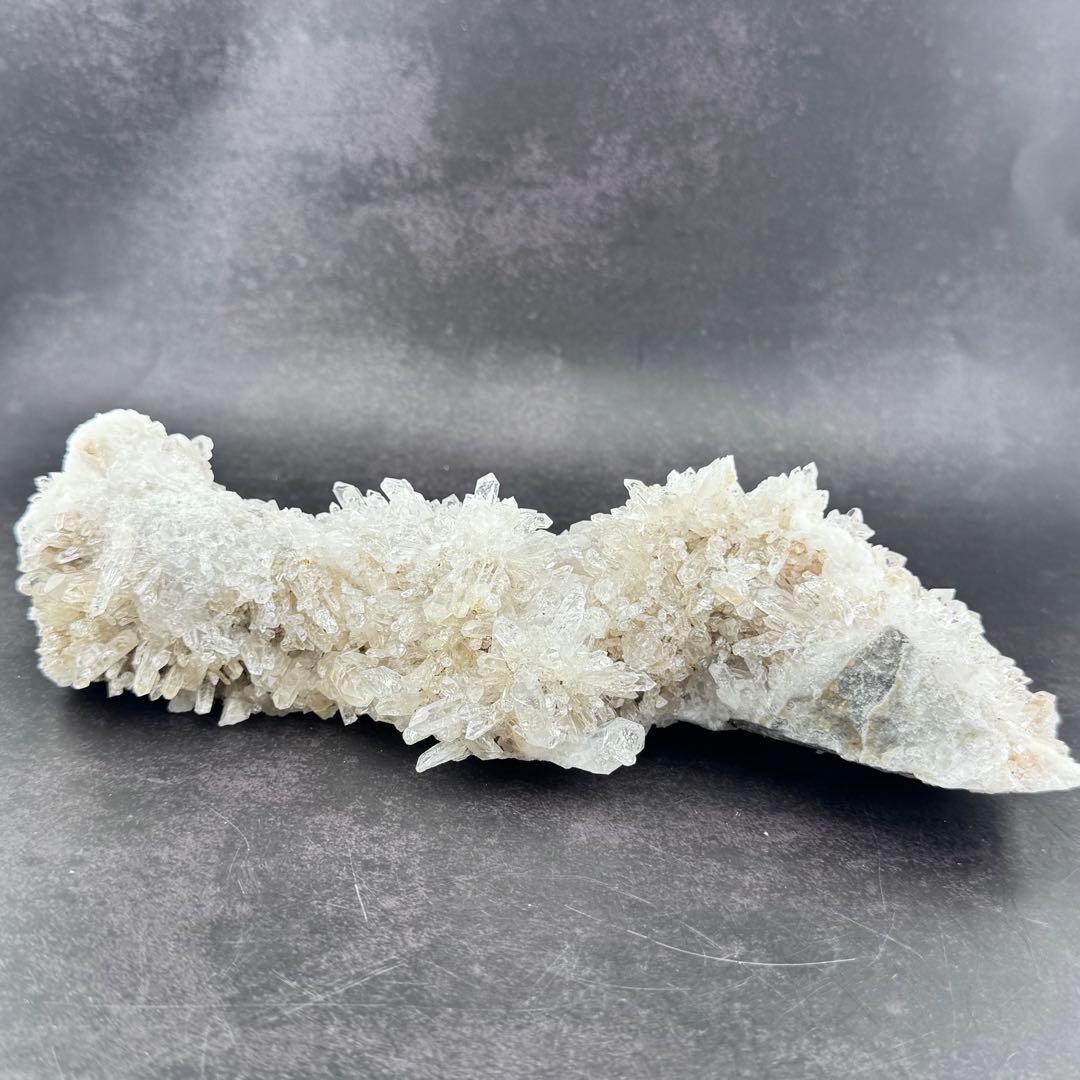 G-165水晶クラスター　原石　クリスタル　天然石　1kg キラキラ水晶原石