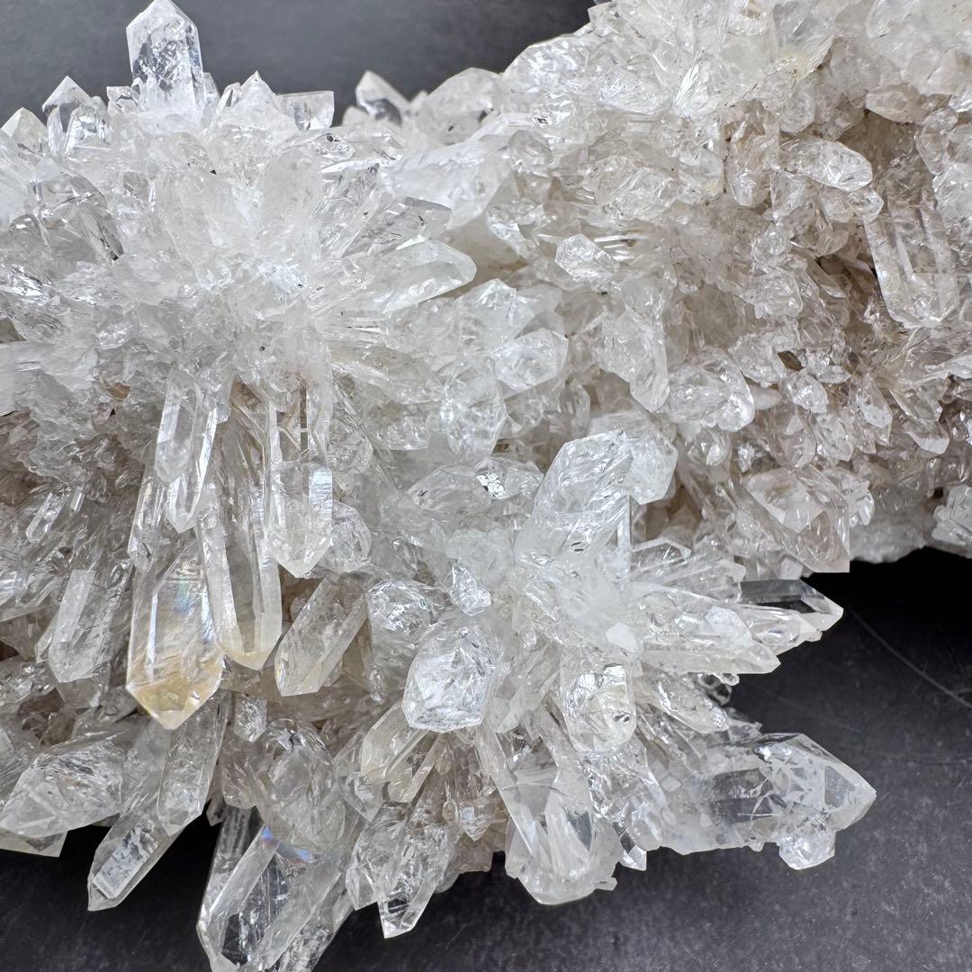 G-165水晶クラスター　原石　クリスタル　天然石　1kg キラキラ水晶原石