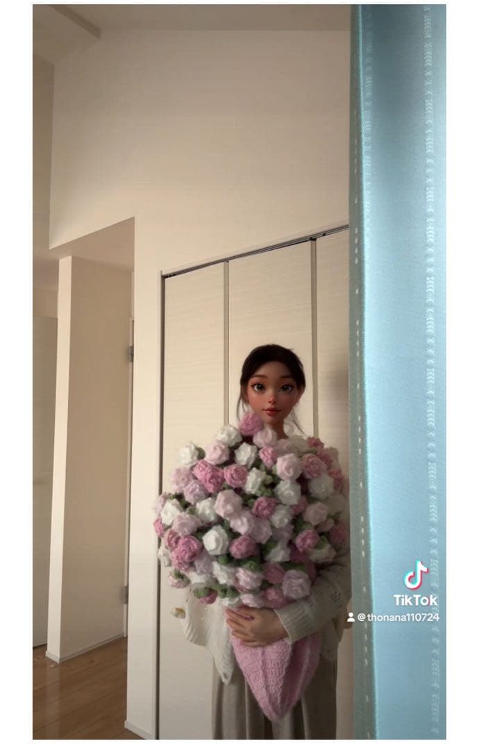 「ミーママさん専用」花束ブランケット150cm(12月6日までに)