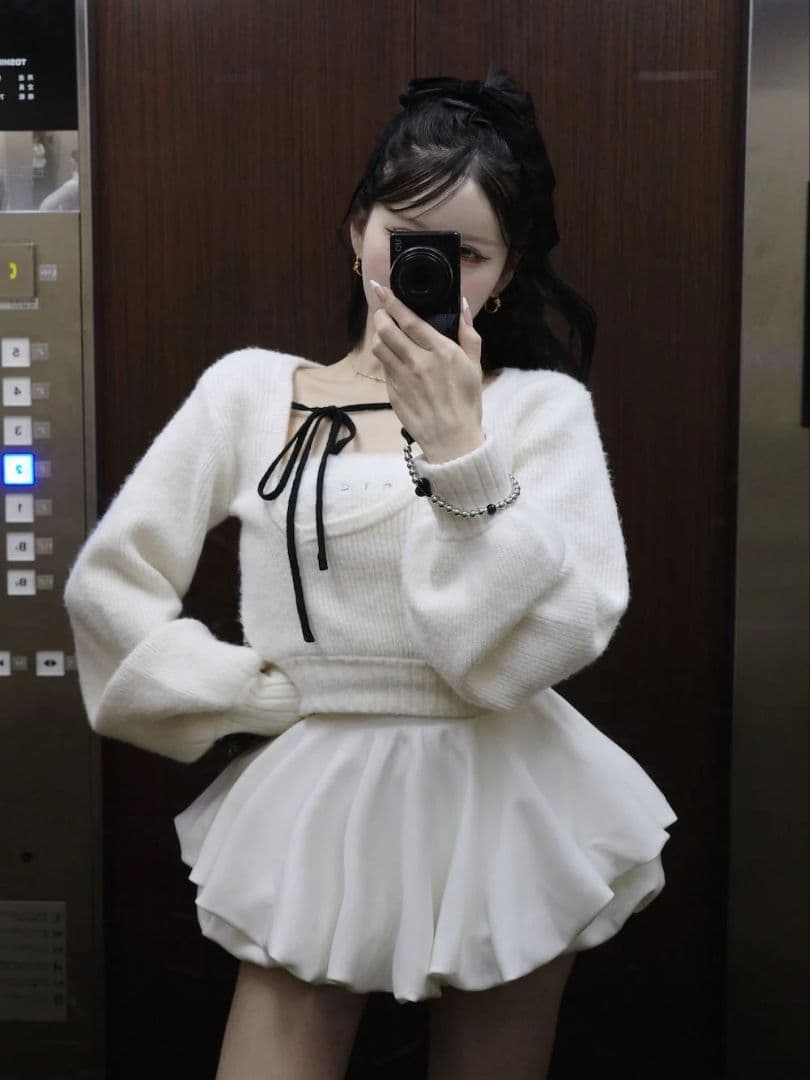 Darich アシメレイヤードニットトップス ダーリッチ 【新品タグ付き】♡