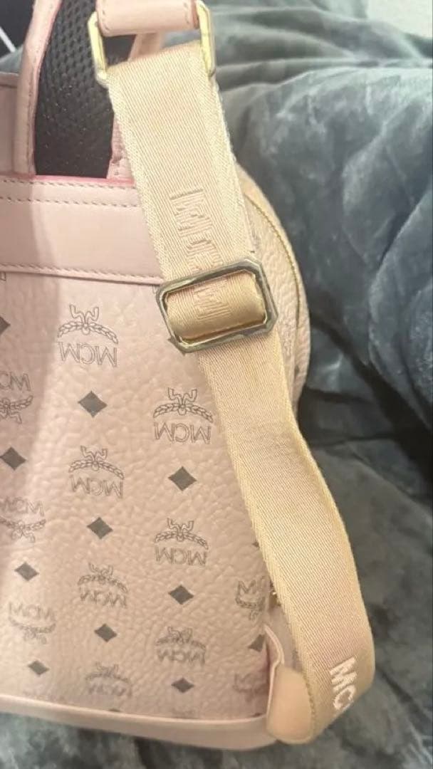 MCM 〈スターク〉 ヴィセトス バックパック パウダーピンク リュック