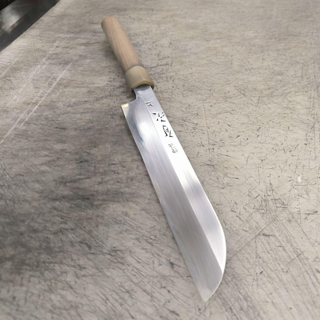 京都有次薄刃包丁上霞19.5cm