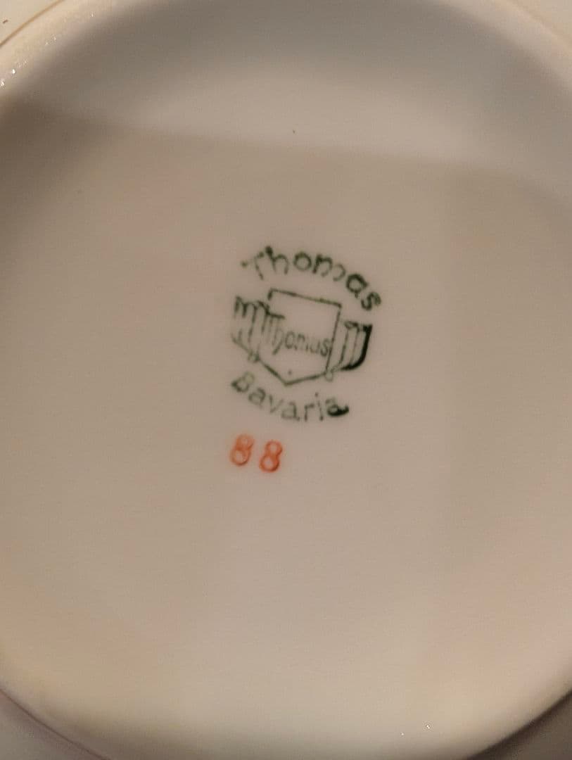 アンティークトーマスババリア　ドイツ 花柄スープカップセット 5個セット