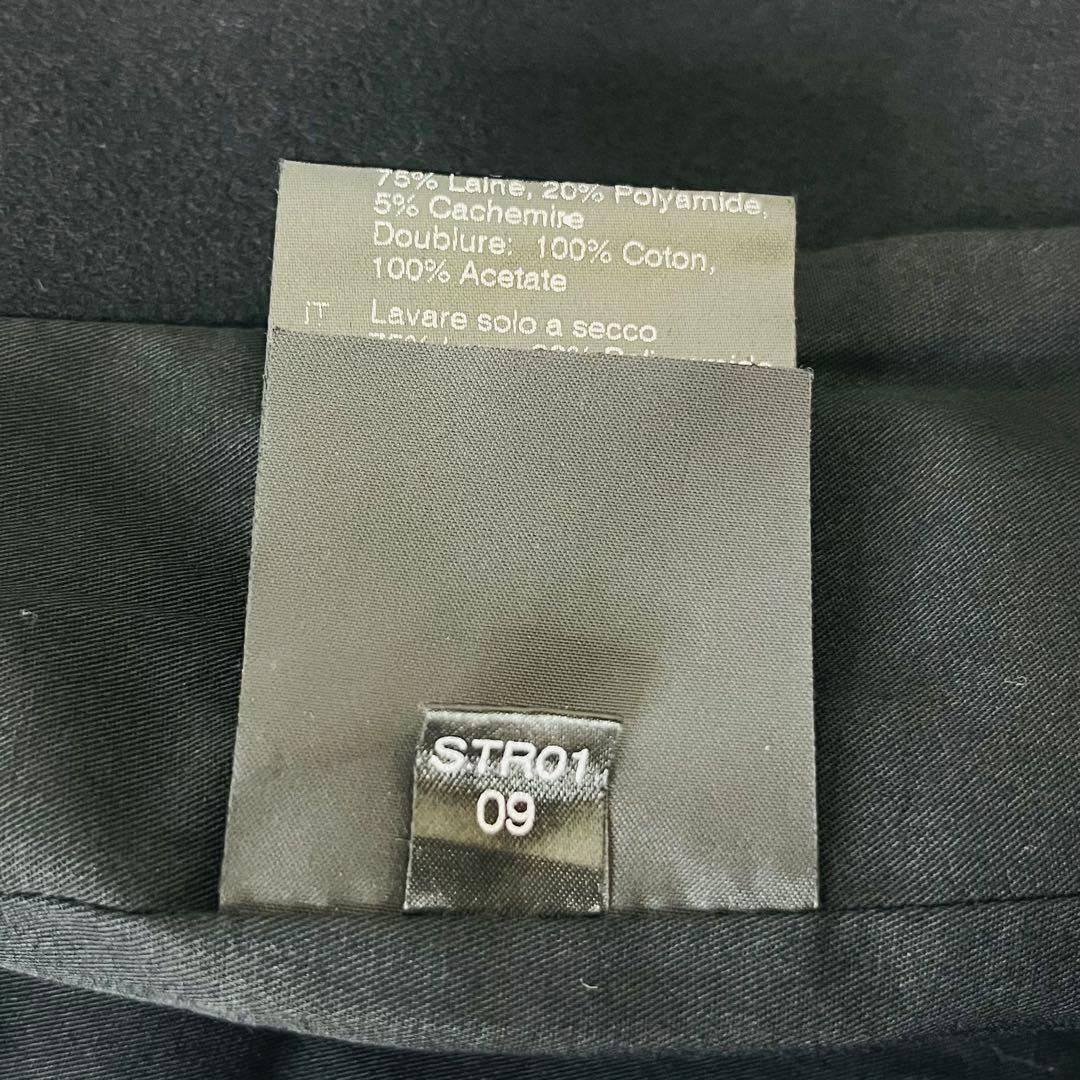 英国製GloverallグローバーオールダッフルコートSTR01黒カシミヤ混XS