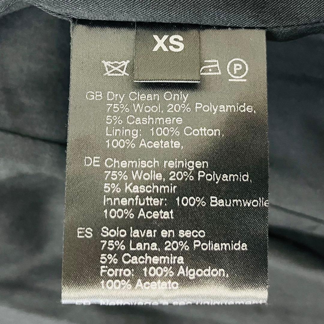 英国製GloverallグローバーオールダッフルコートSTR01黒カシミヤ混XS