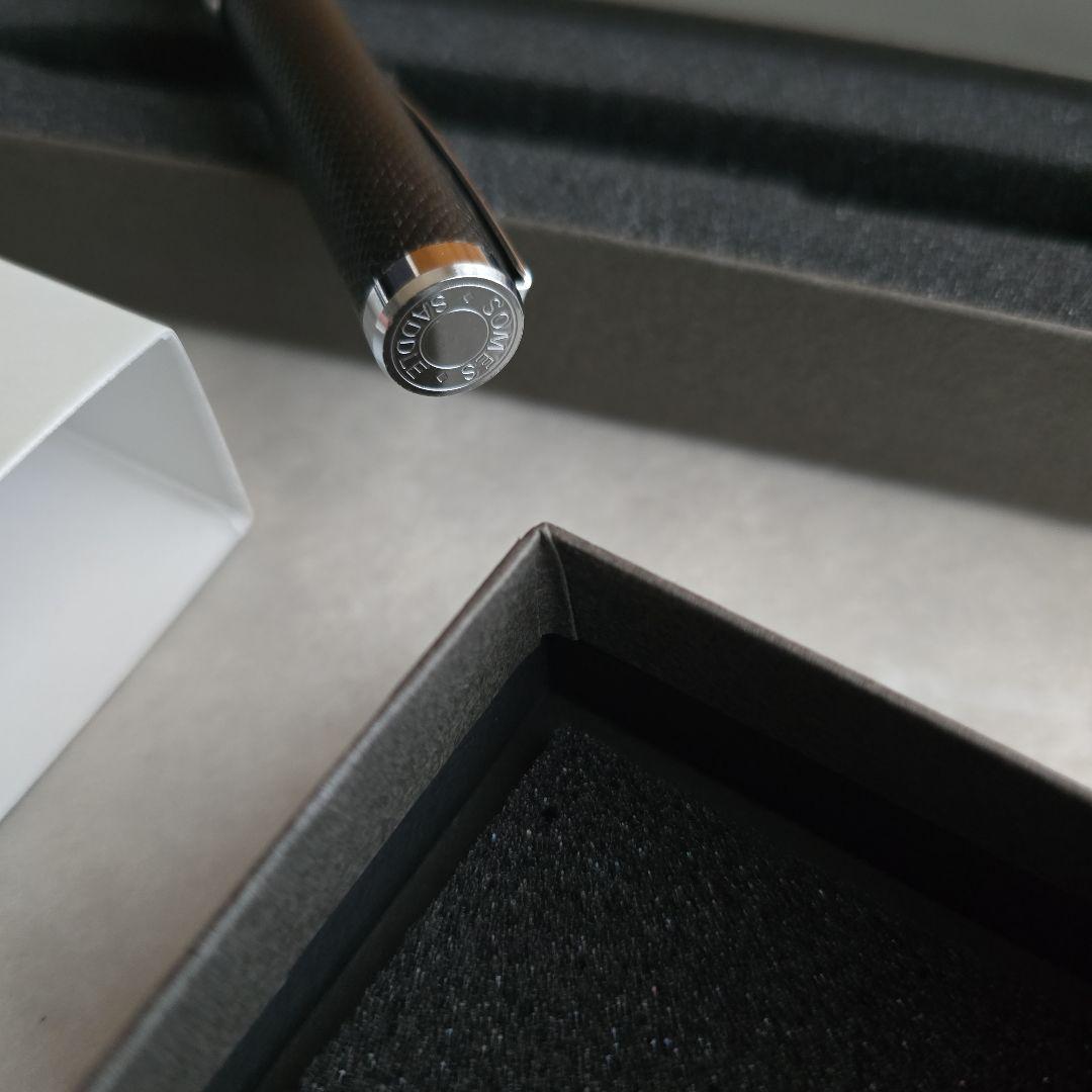 AMEXプラチナ未使用ソメスサドルボールペン&メモパッド超美品