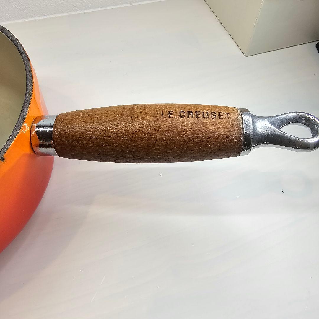 廃盤 ル・クルーゼ LE CREUSET ウッドハンドル ソースパン 18cm