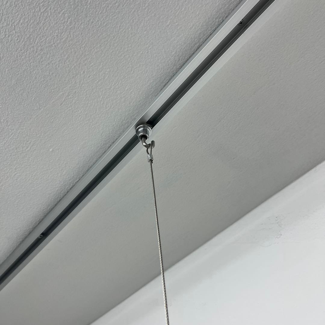 高級 アパレル店舗用 天井吊りハンガーラック一式 パイオニアテック【加工済】