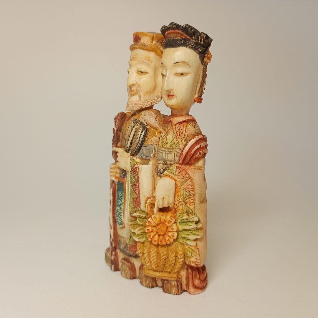 清代　皇帝皇后対鼻煙壺 （時代物 中国美術 　極上　根付）