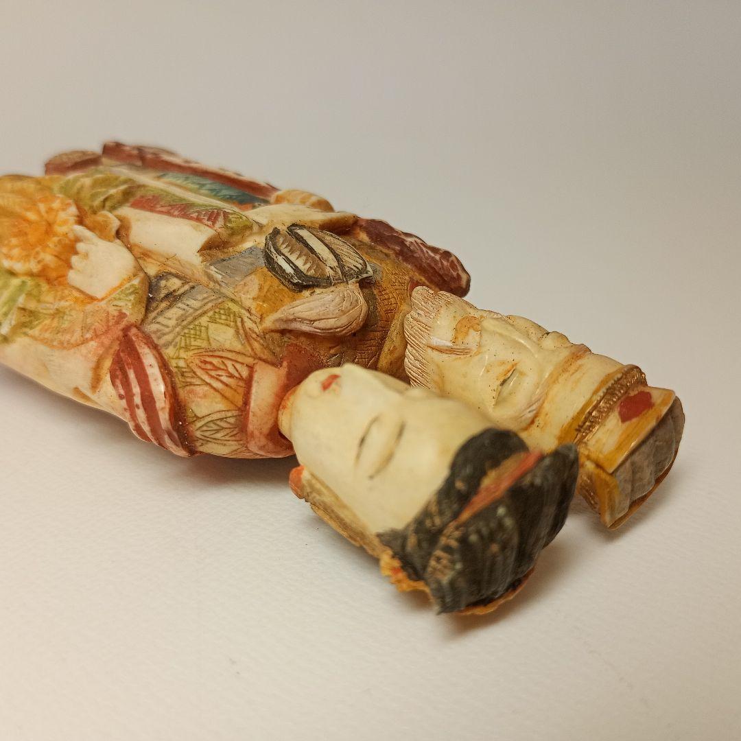 清代　皇帝皇后対鼻煙壺 （時代物 中国美術 　極上　根付）