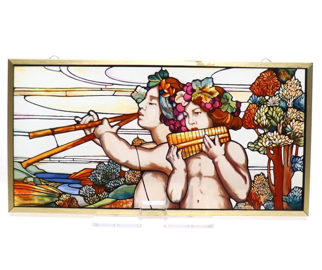 天使たちの美しい演奏 ヴィンテージ ステンドグラス ティファニー スタジオ