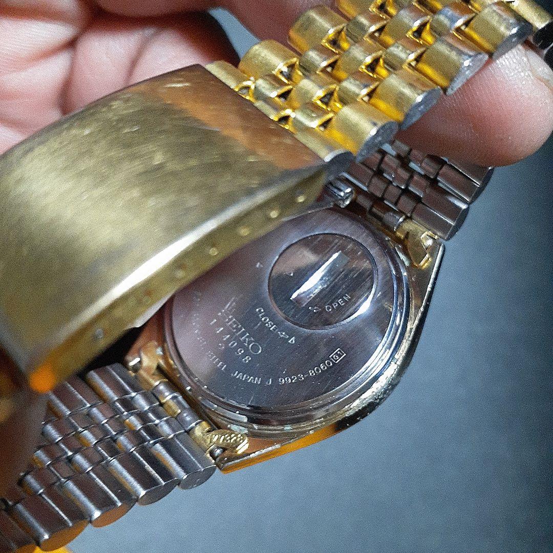 SEIKO キングクォーツ men's腕時計 稼働品