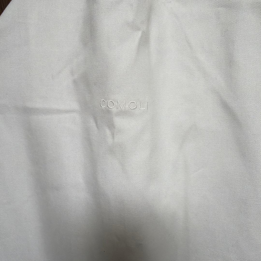 【新品】 25AW COMOLI ウールギャバ バルカラーロングコート ブラック