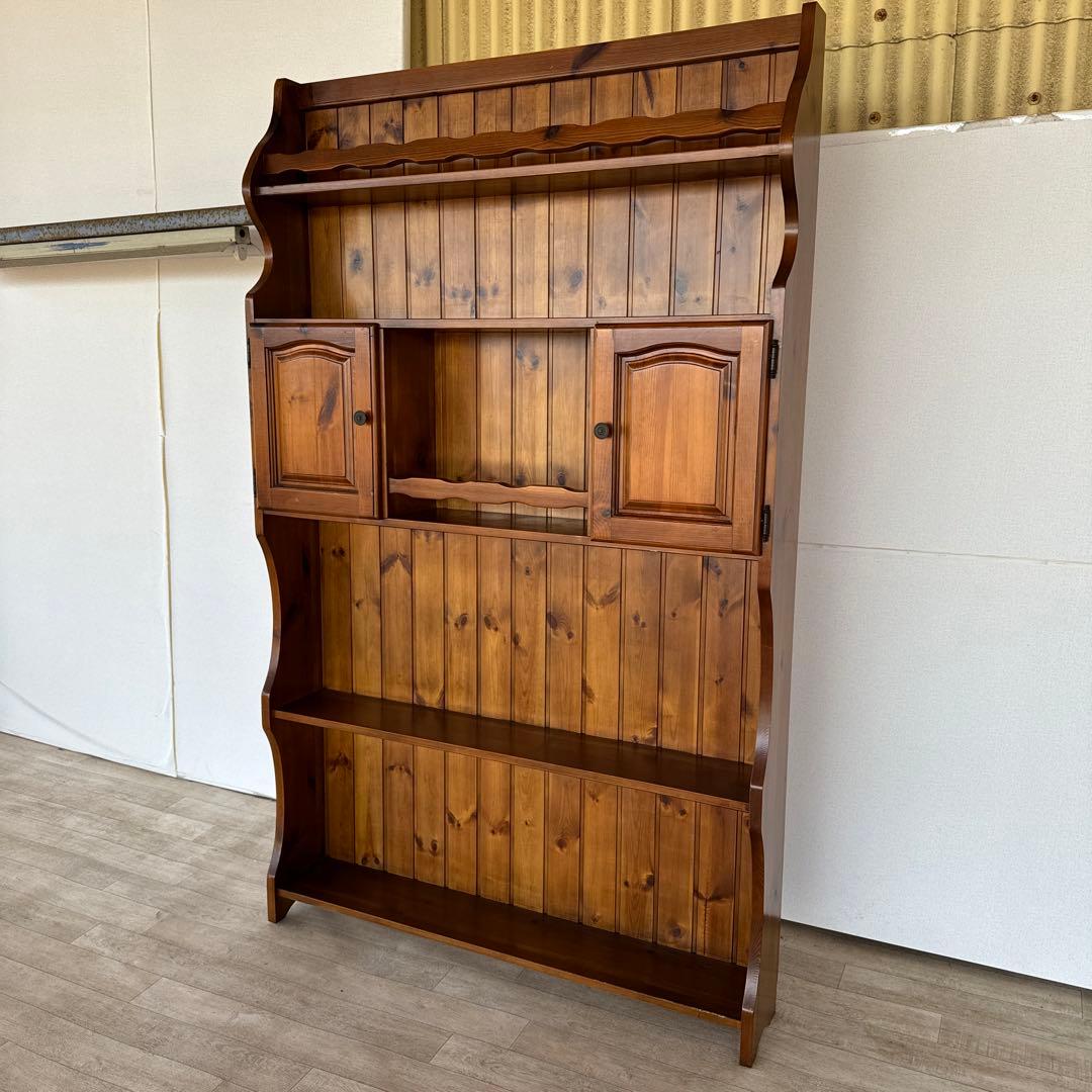 イタリア　飾り棚　オープンラック　バーカウンター　棚