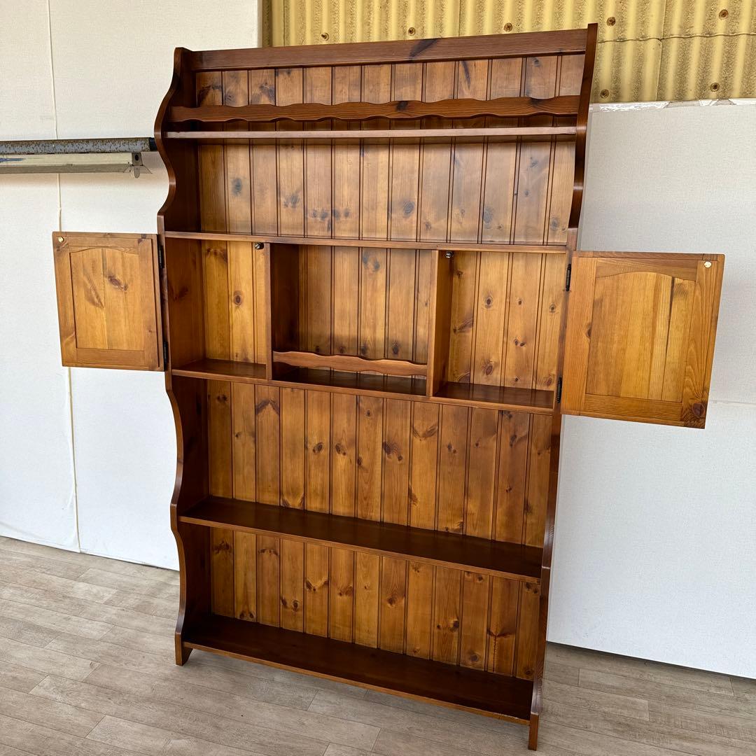 イタリア　飾り棚　オープンラック　バーカウンター　棚