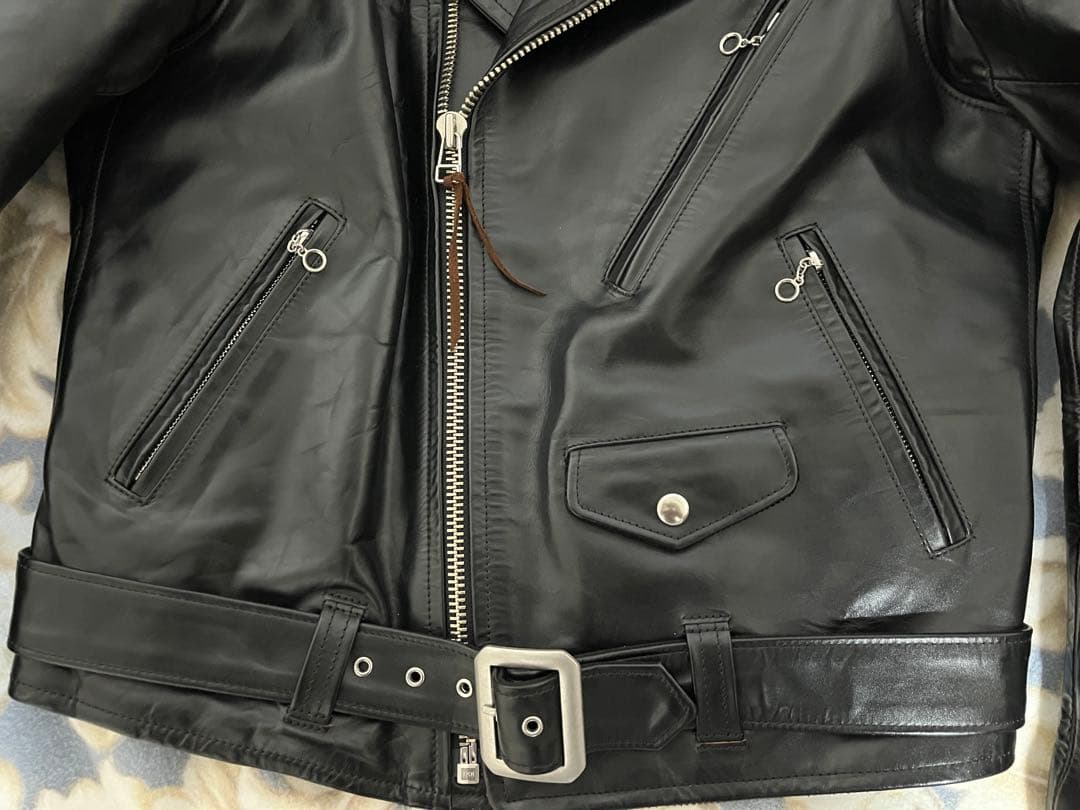 【美品】マーロンブランド ワンスター ダブルライダース デュラブル実名復刻 茶芯