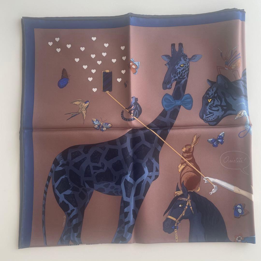 【エルメス】シルクスカーフ90センチ(未使用)