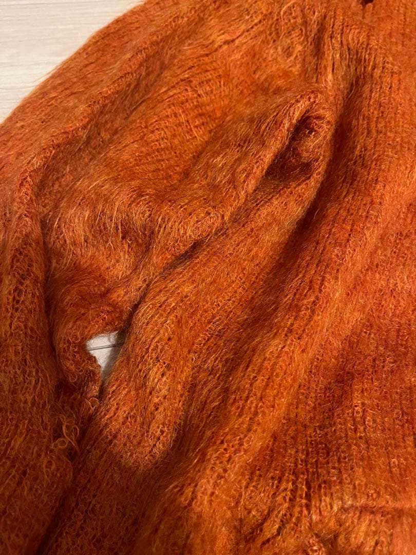 60s Vintage REVERE シャギー モヘア カーディガン ボロ