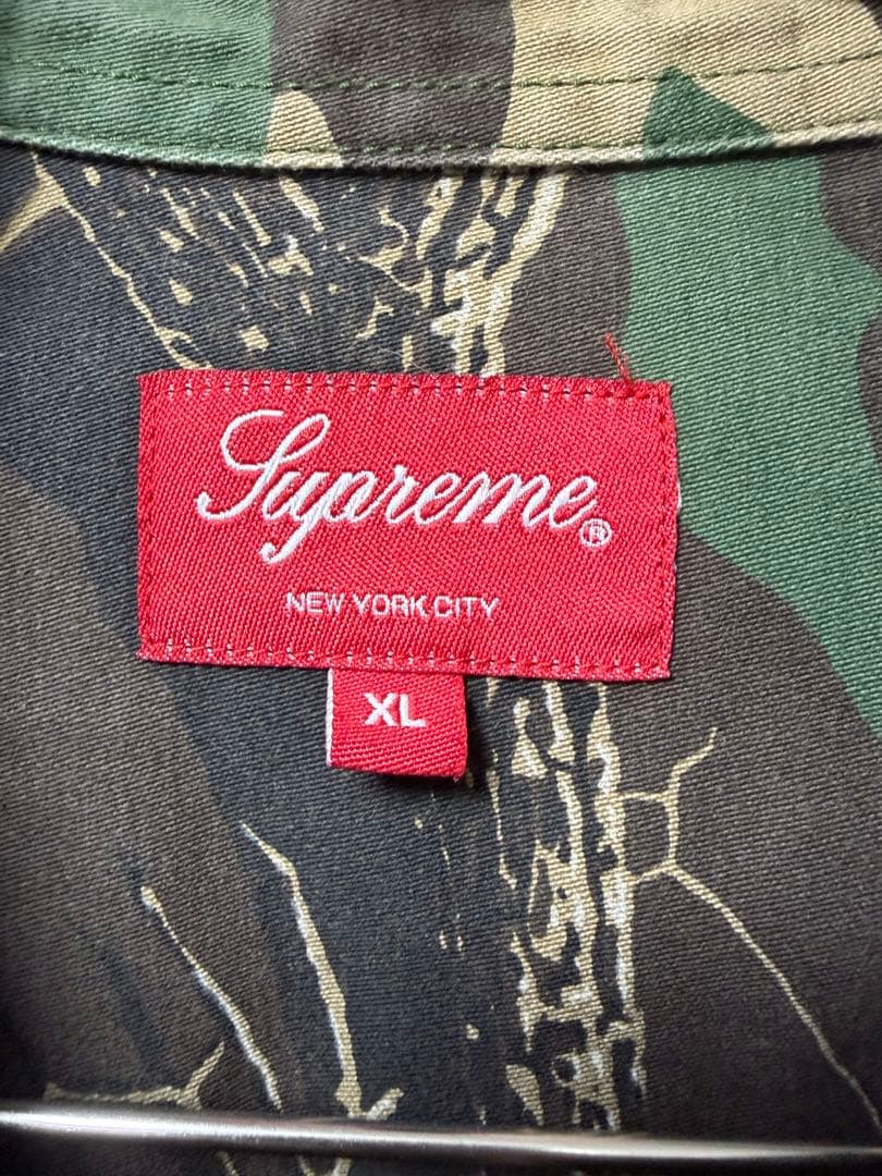 トップス supreme Snap Work Shirt Woodland Camo