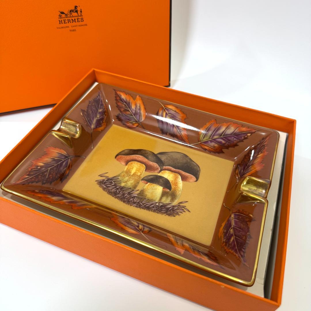 希少 Rare HERMES 灰皿 ashtray アッシュトレイ きのこ 置物