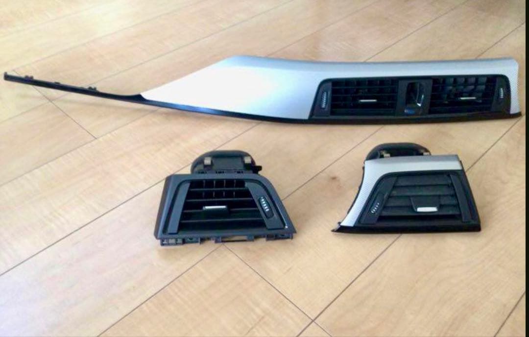  F30 エアコン&iドライブコンソールパネル セット（ピアノブラック）