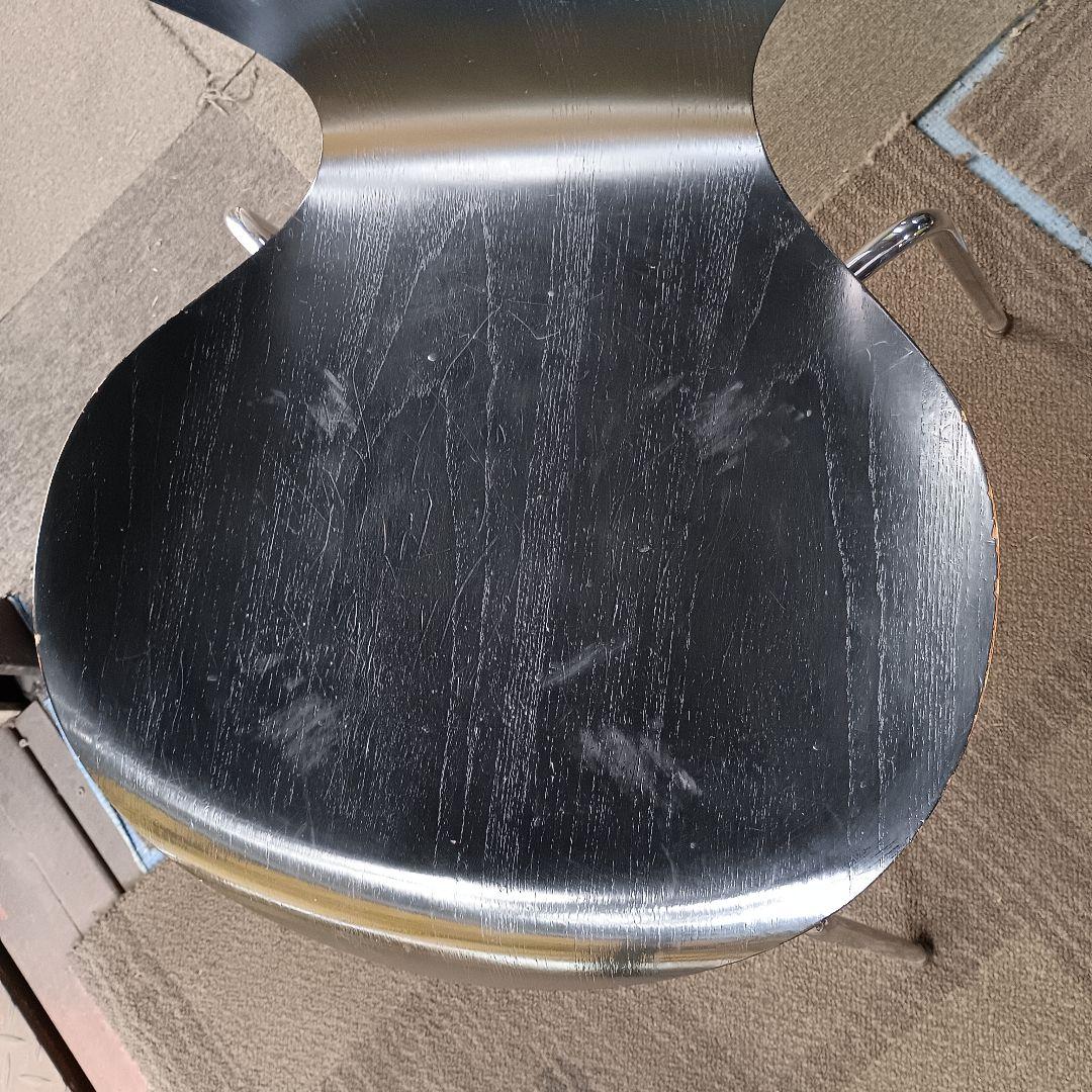 【傷多数】 FRITZ HANSEN　セブンチェア　ブラック系
