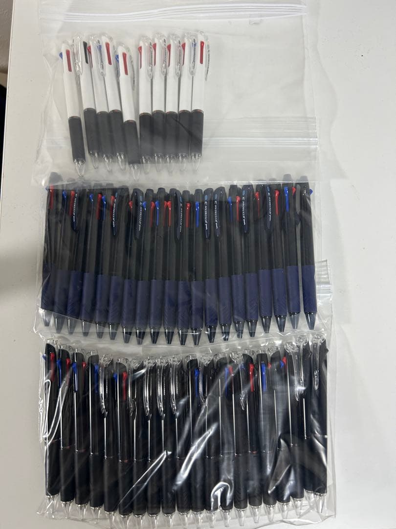 三色ボールペン　50本　ジェットストリーム