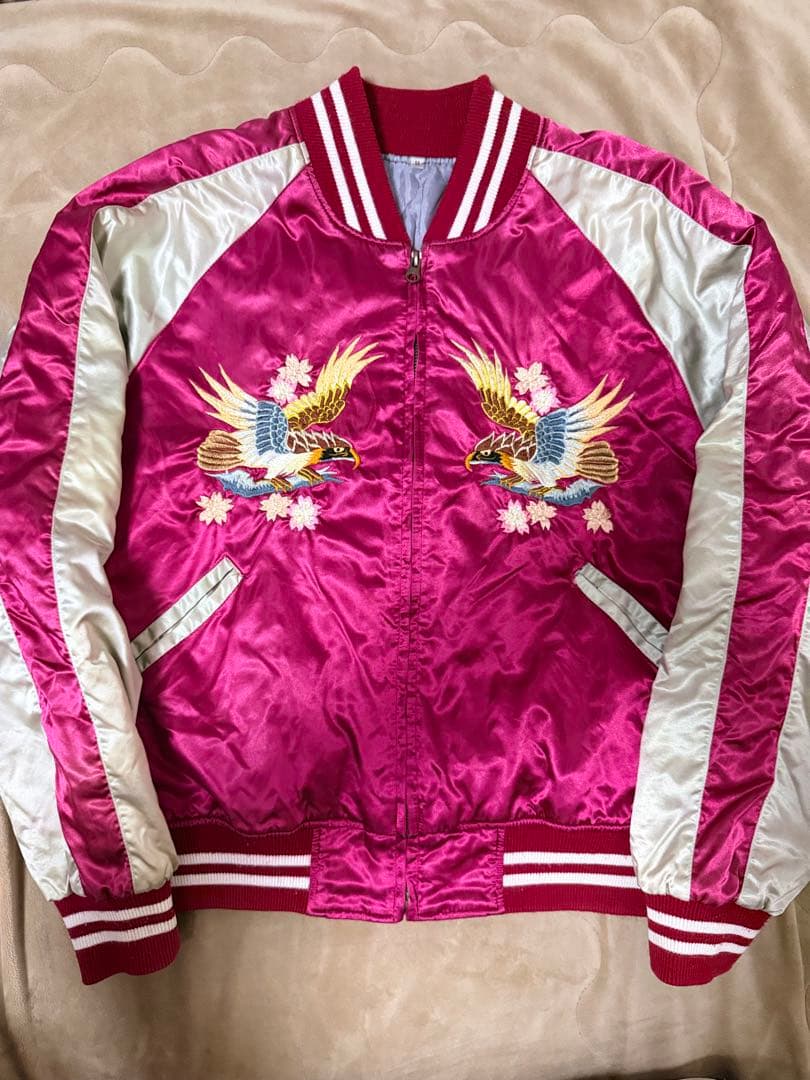 プリンス商会 vintage 鷲 日本限定 スカジャン サテン unisex