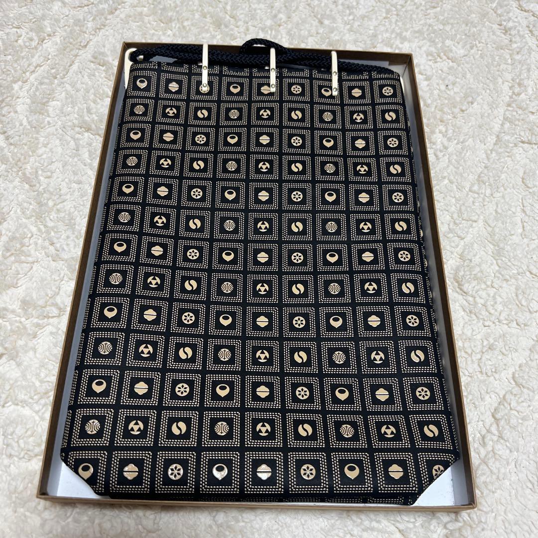 アイコン模様の巾着袋信玄袋