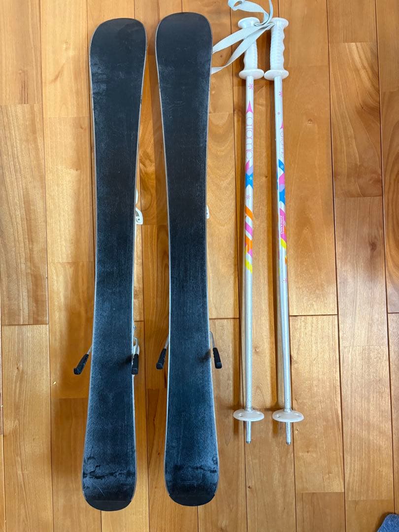 HEAD ジュニア用 スキー板 ビンディング付き atomicストツク付