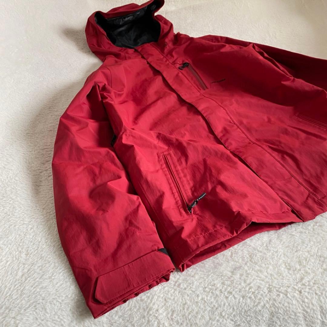 VOLCOM ゴアテックス　スノーボードウェア　ジャケット　ボルドー　赤　M