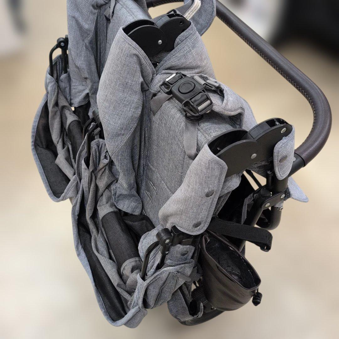 美品　エアバギー　ココ　ダブル　フロム　バース　二人乗り　ベビーカー