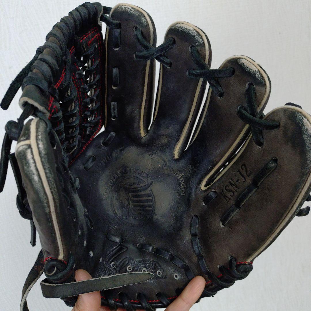 Slagger 硬式野球グローブ ISN-12 黒 小学生 低学年 初心者