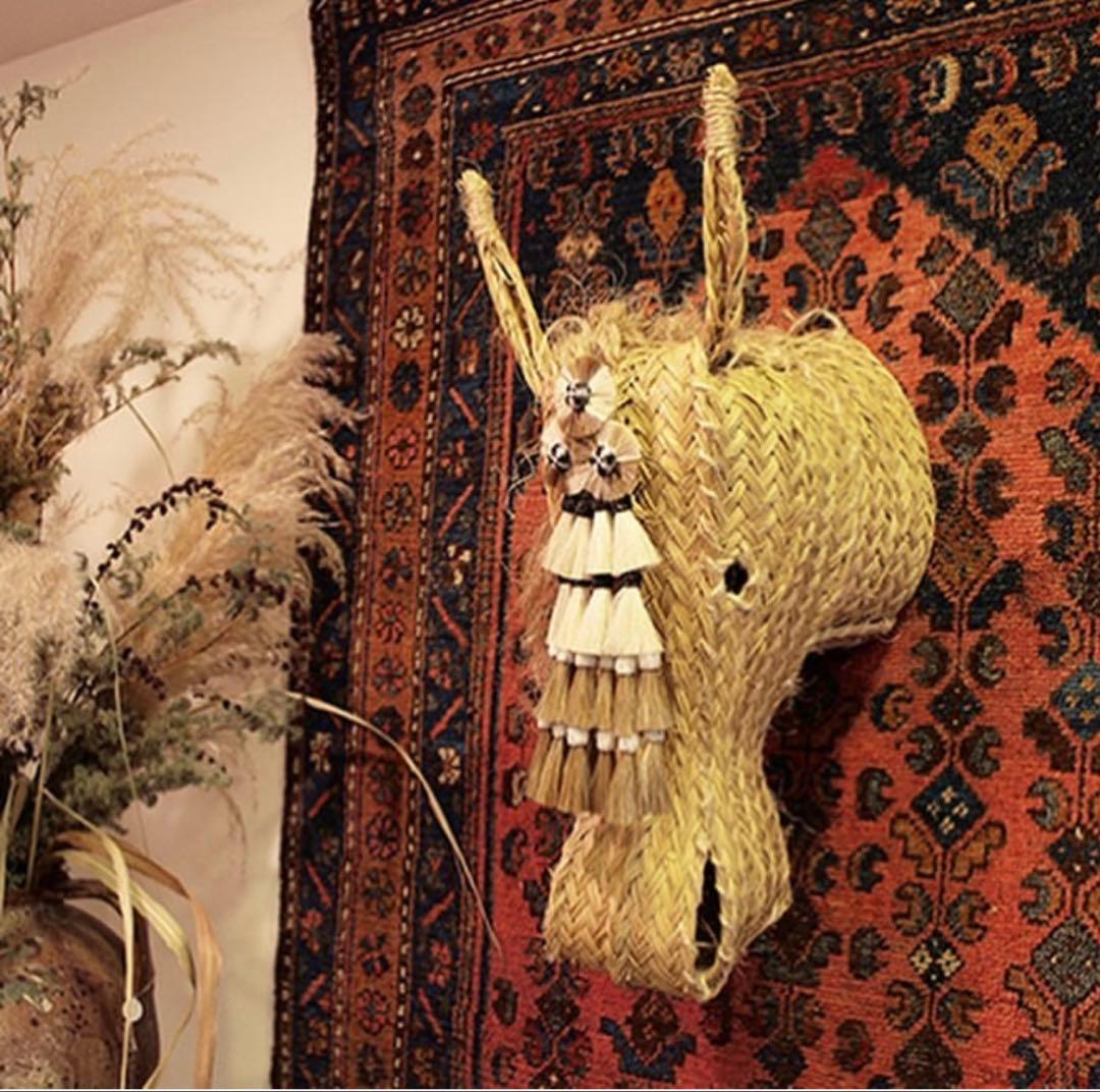 スペイン 手編み アニマルトロフィー 一点物