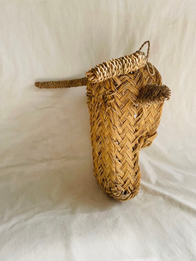 スペイン 手編み アニマルトロフィー 一点物