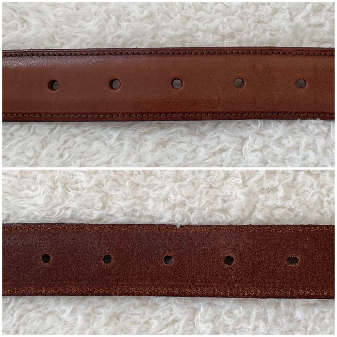 【美品】Felisi ベルト レザー 茶色 メンズ 48-90